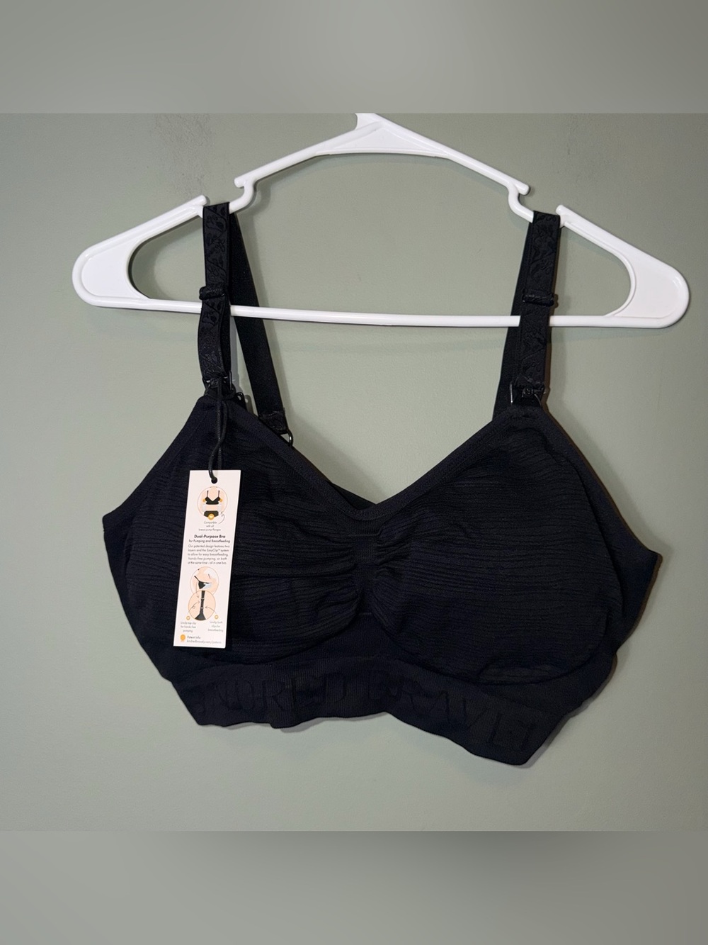 Kindred Bravely‎ Sublime Hands Free Pumping Bra S Busty  NWT Black